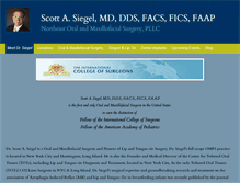 Tablet Screenshot of drscottsiegel.com
